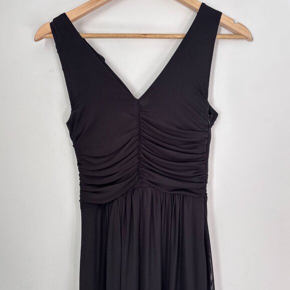 Neutral Black Evening Formal Party Prom Maxi Dress XS G32 - Picture 12 of 16